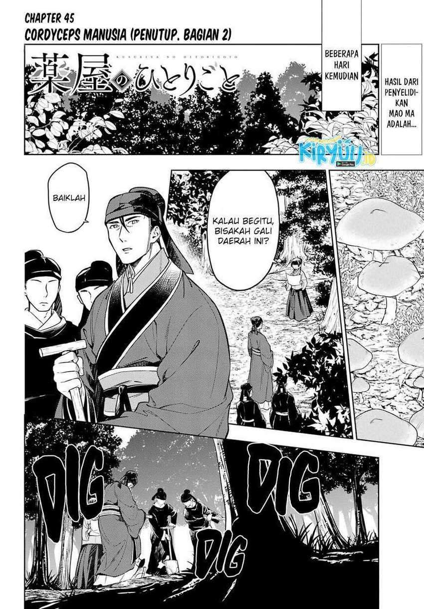 Baca Kusuriya no Hitorigoto Chapter 45.2 Gambar 2