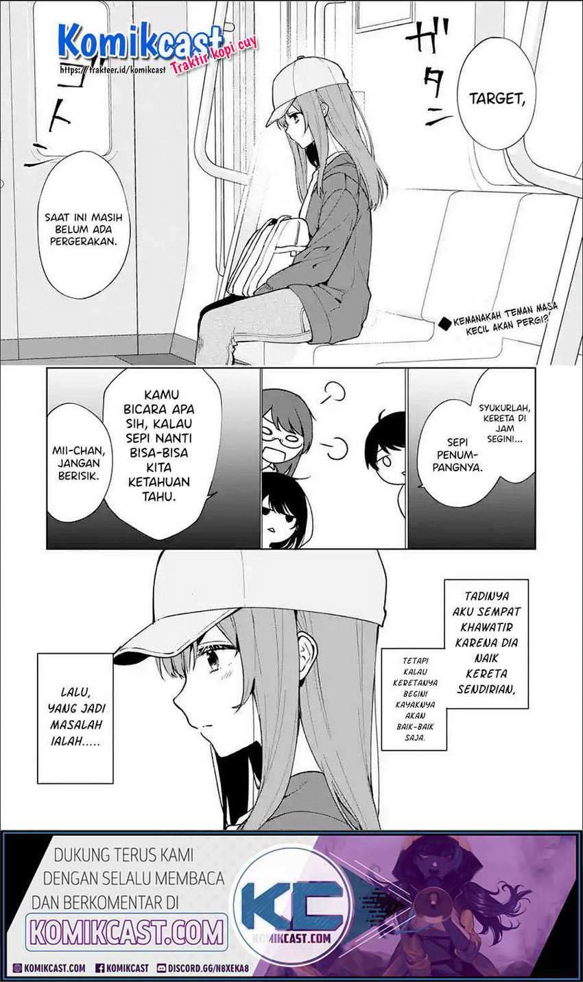 Baca Chikan Saresou ni Natteiru S-kyuu Bishoujo wo Tasuketara Tonari no Seki no Osanajimi datta Chapter 32.1 Gambar 2
