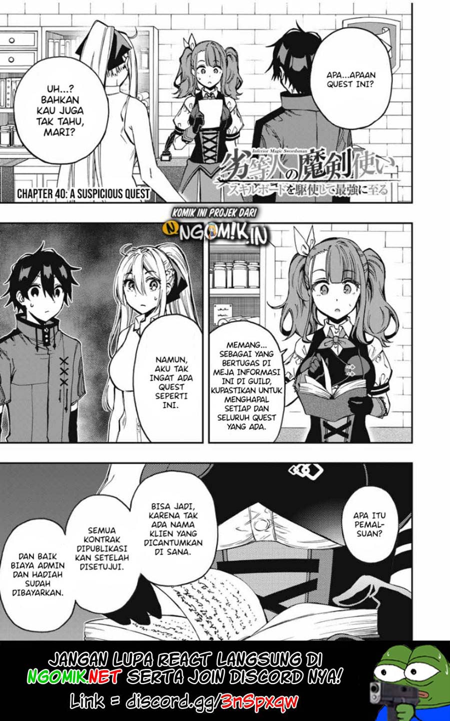 Baca The Reincarnated Inferior Magic Swordsman Chapter 40 Gambar 2