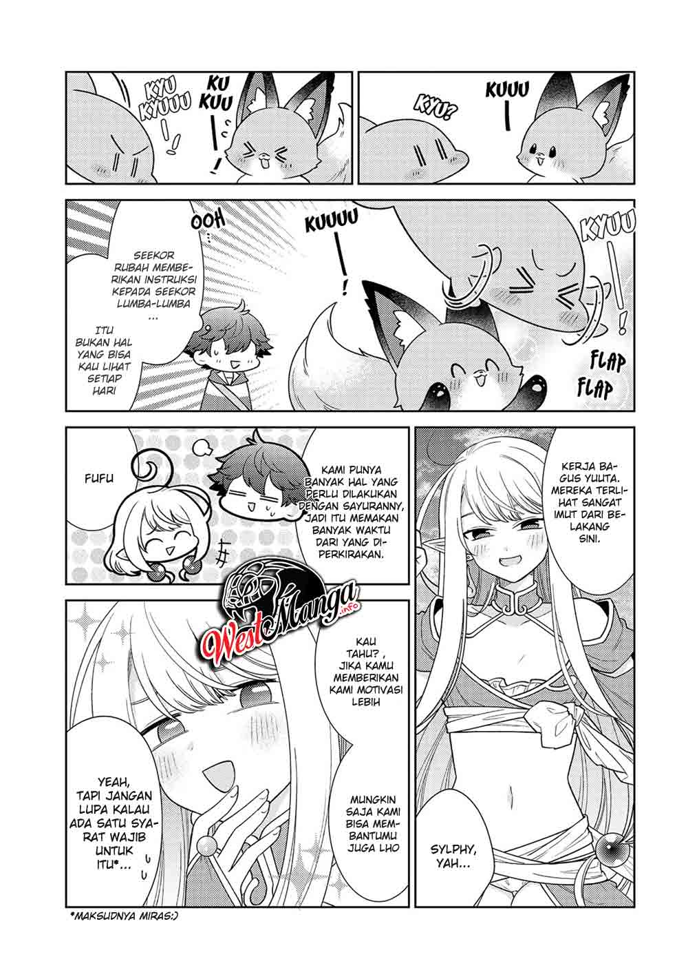 Seirei-tachi no Rakuen to Risou no Isekai Seikatsu Chapter 20 Gambar 13