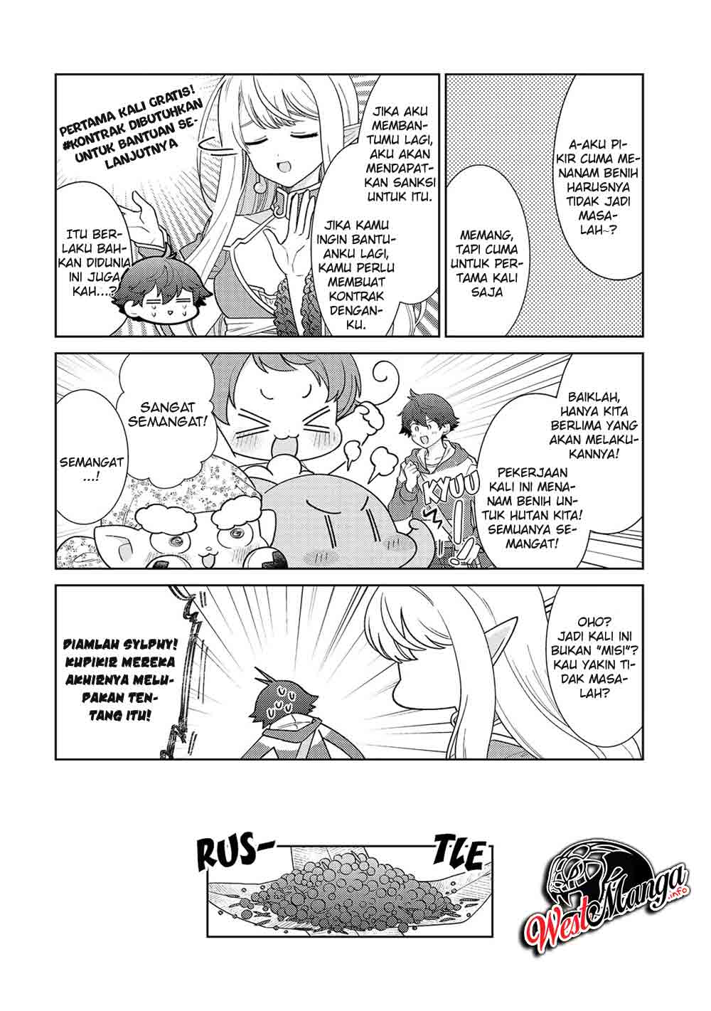 Seirei-tachi no Rakuen to Risou no Isekai Seikatsu Chapter 20 Gambar 6