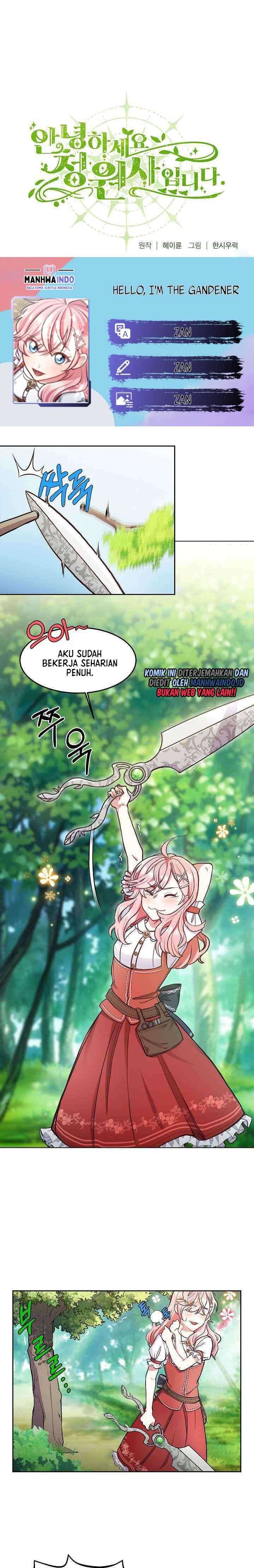 Baca Komik Hello, I’m the Gardener! Chapter 1 Gambar 1