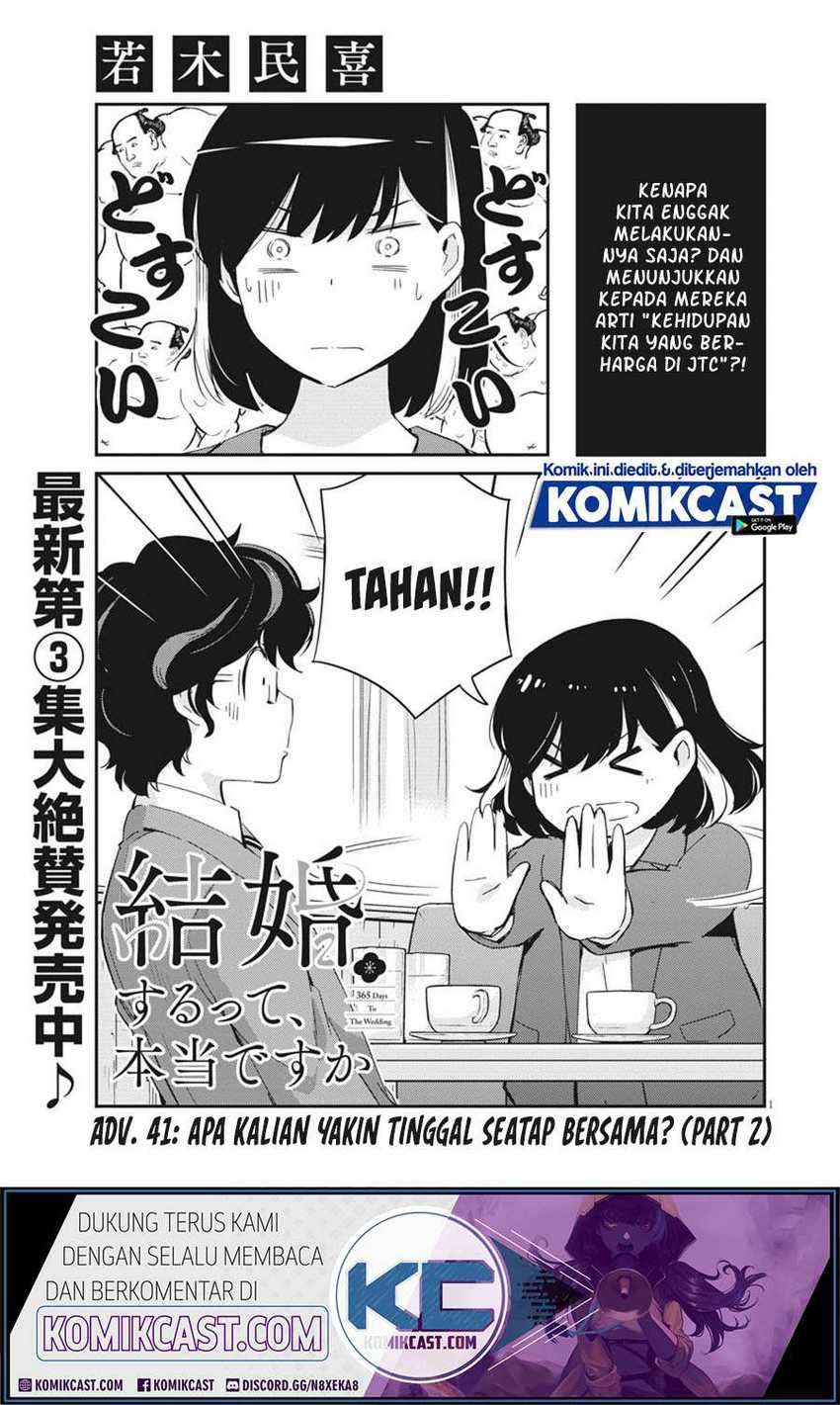 Baca  Kekkon Surutte, Hontou Desu Ka? Chapter 41 Gambar 2