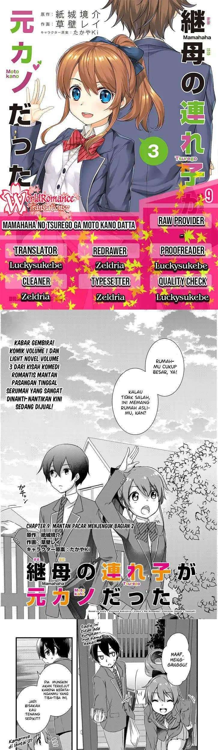Baca Komik Mamahaha no Tsurego ga Moto Kanodatta Chapter 09 Gambar 1