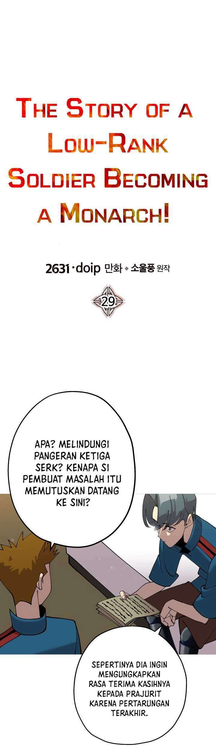 The Story of a Low-Rank Soldier Becoming a Monarch Chapter 29 Gambar 22