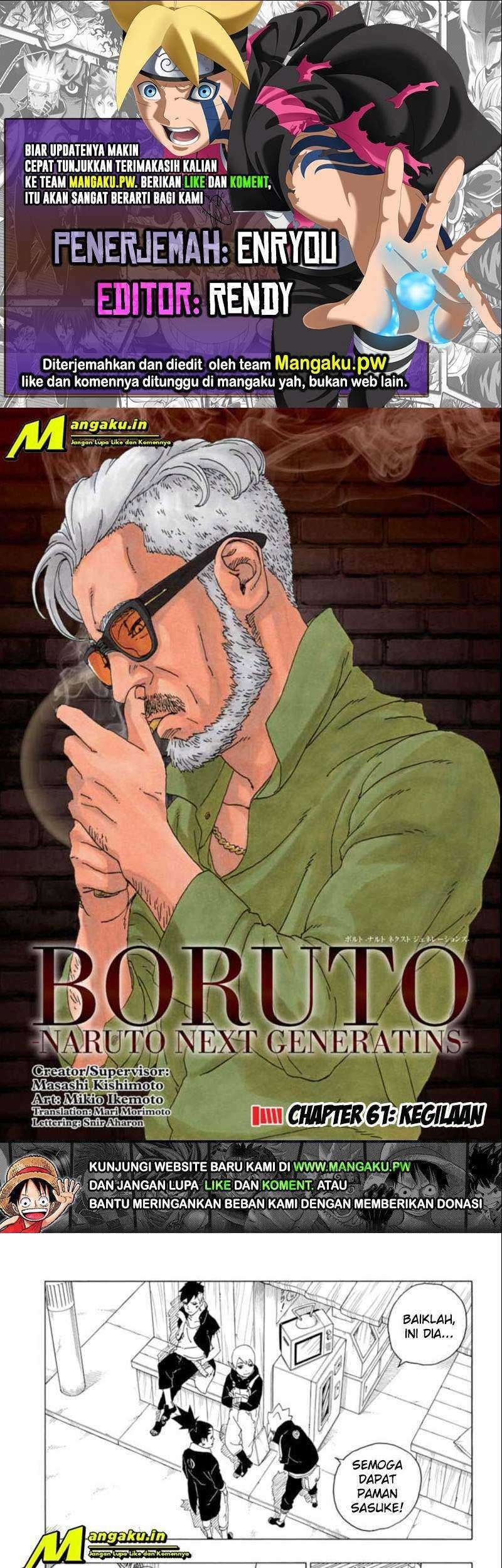 Baca Komik Boruto Chapter 61.1 Gambar 1