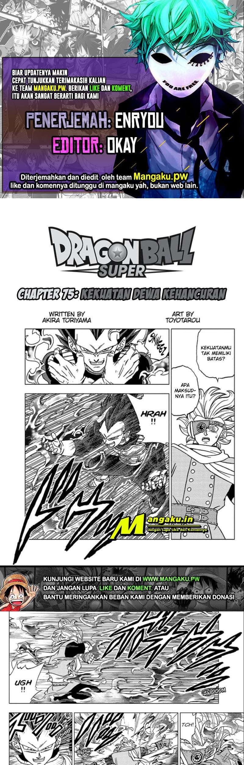 Baca Komik Dragon Ball Super Chapter 75 Gambar 1