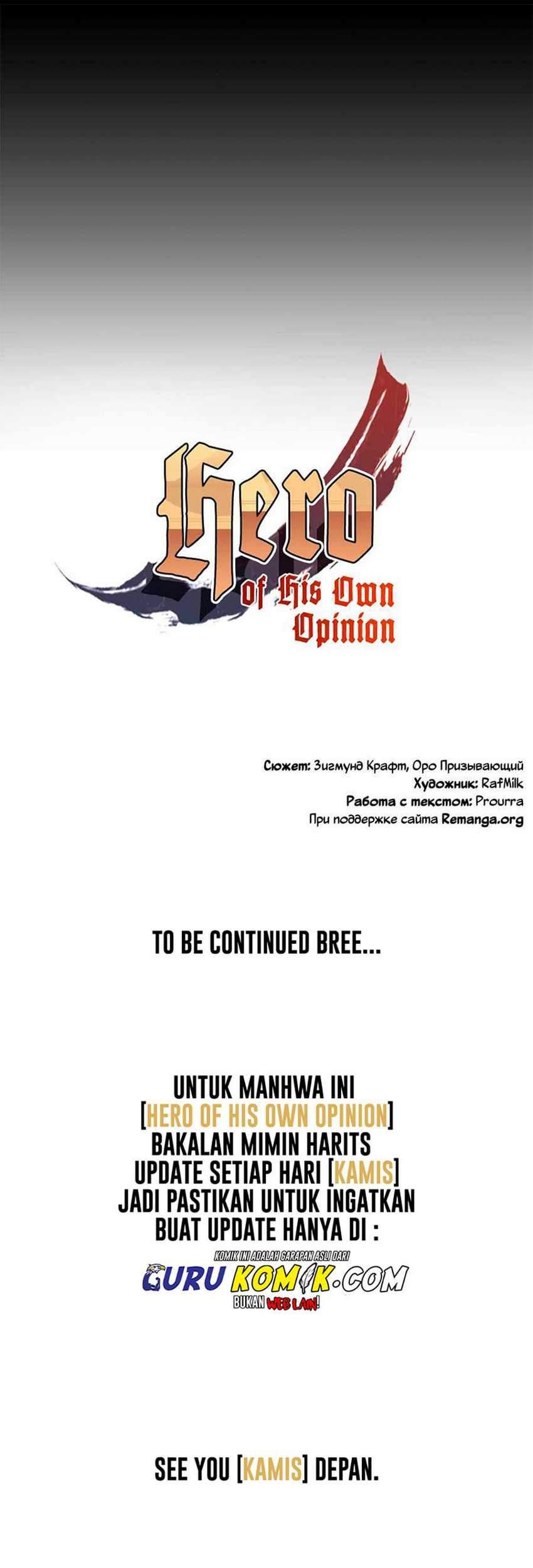 Hero of His Own Opinion Chapter 03 Gambar 47