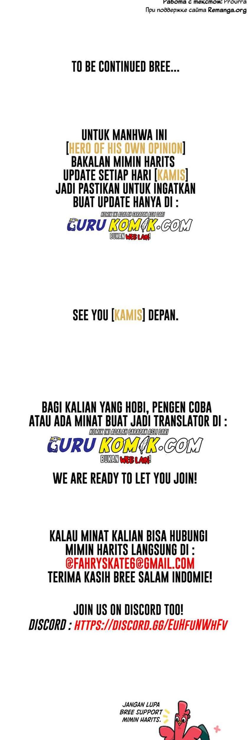 Hero of His Own Opinion Chapter 02 Gambar 30