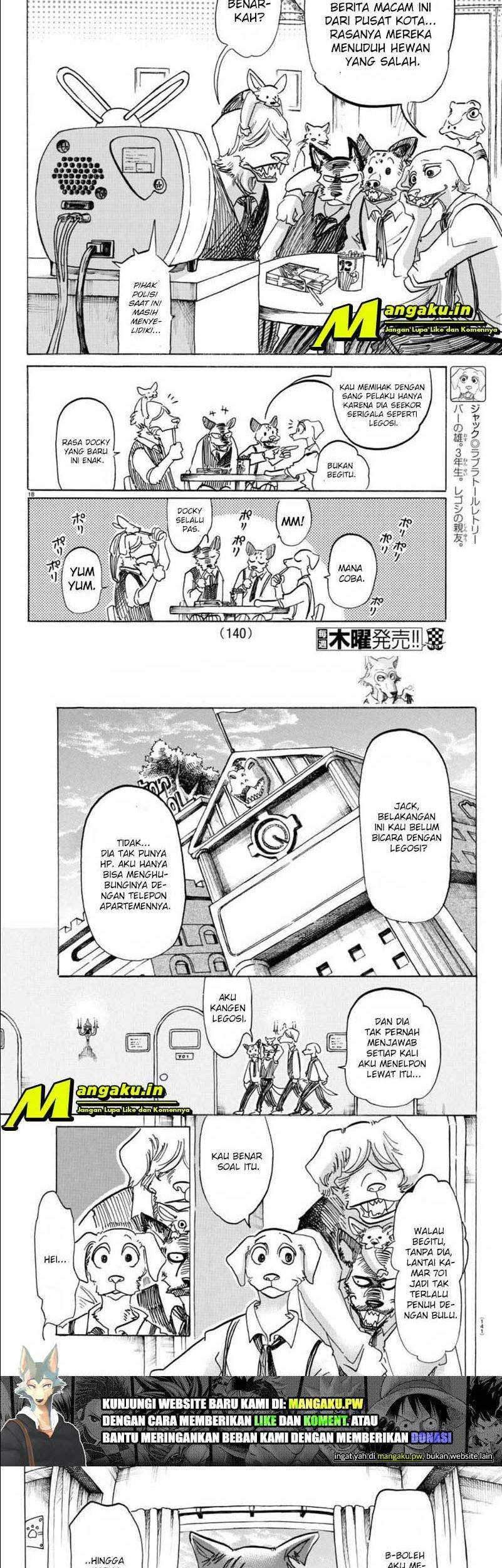 Beastars Chapter 151 Gambar 12
