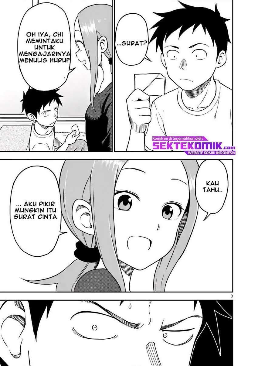 Karakai Jouzu no (Moto) Takagi-san Chapter 91 Gambar 4