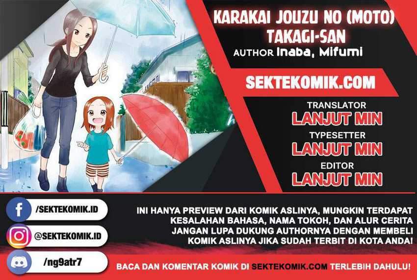Baca Komik Karakai Jouzu no (Moto) Takagi-san Chapter 90 Gambar 1