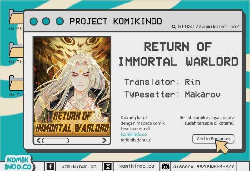 Baca Komik Return of Immortal Warlord Chapter 03 Gambar 1