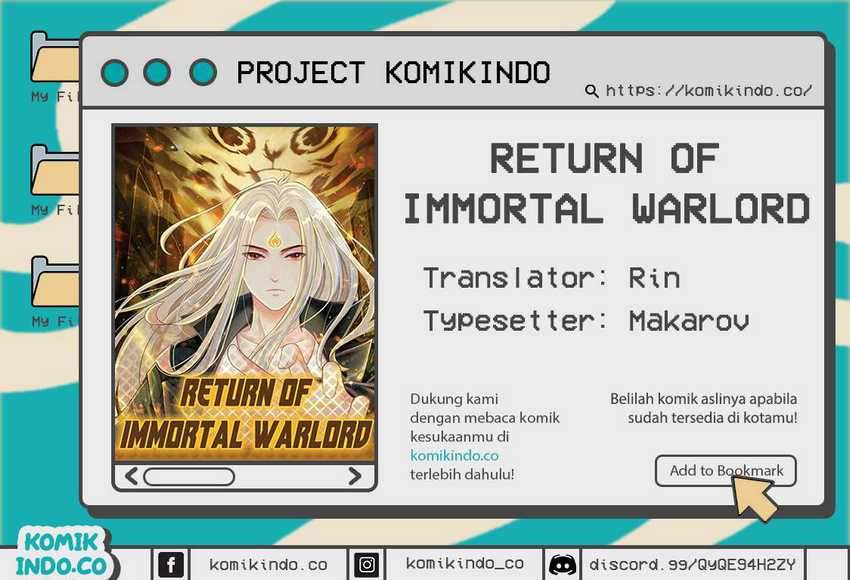 Baca Komik Return of Immortal Warlord Chapter 02 Gambar 1