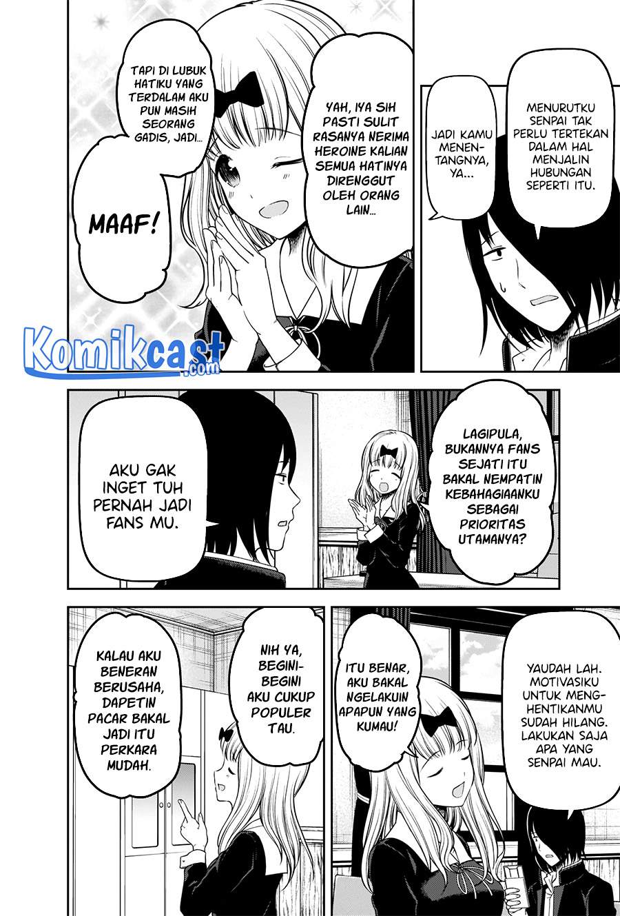 Baca Kaguya-sama wa Kokurasetai – Tensai-tachi no Renai Zunousen Chapter 235 Gambar 2
