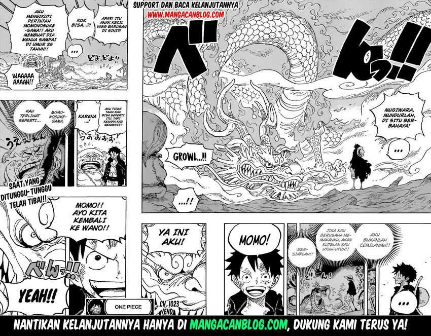 One Piece Chapter 1023 HD Gambar 16