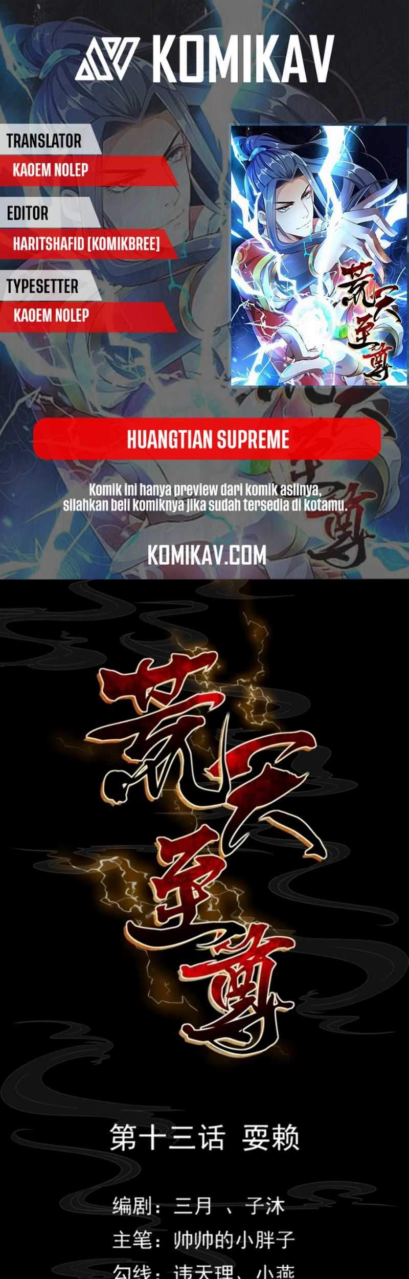 Baca Komik Huangtian Supreme Chapter 13 Gambar 1