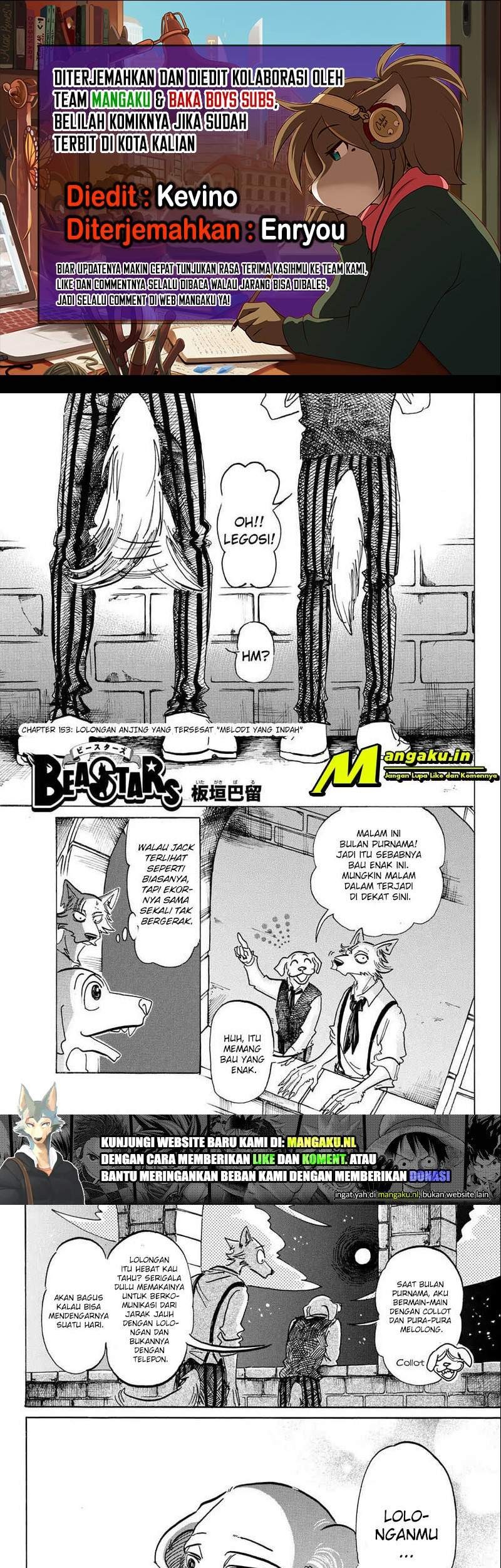 Baca Komik Beastars Chapter 153 Gambar 1