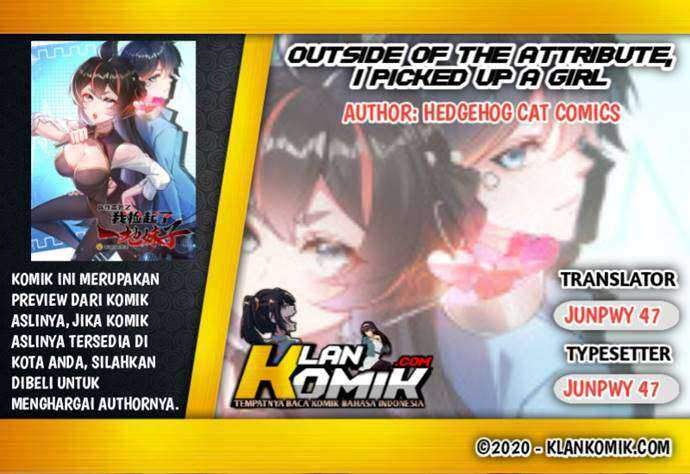 Baca Komik Outside Of The Attribute, I Picked Up A Girl Chapter 00 Gambar 1