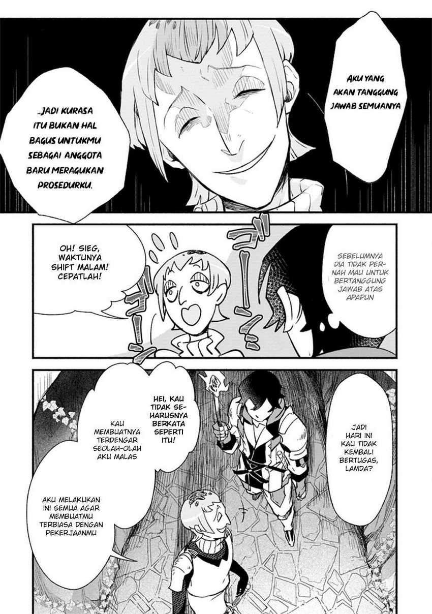 Sono Monban, Saikyou Nitsuki: Tsuihou Sareta Bougyo Ryoku 9999 no Senshi, Outo no Monban Toshite Musou Suru Chapter 03 Gambar 29