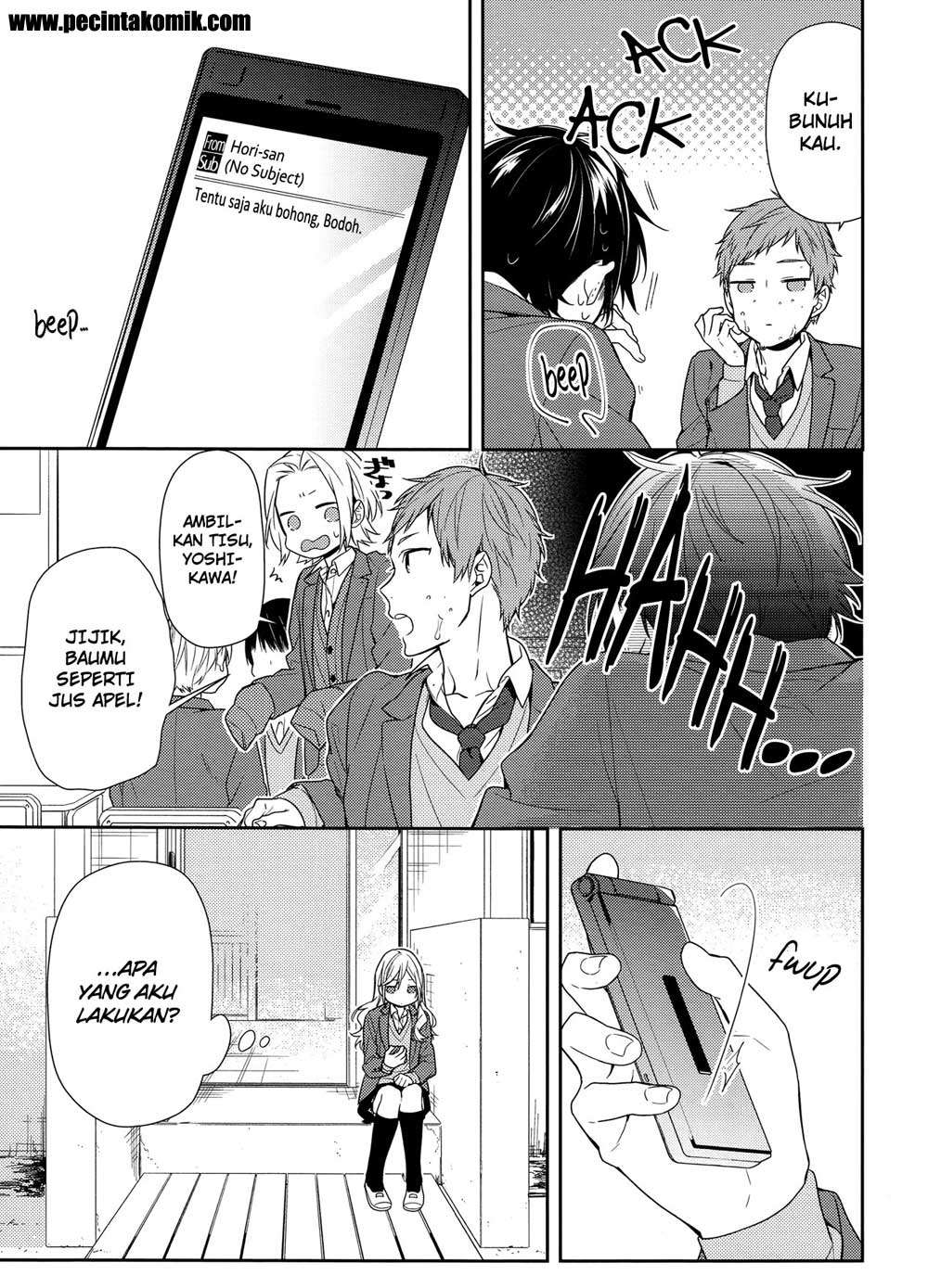 Horimiya Chapter 80 Gambar 10