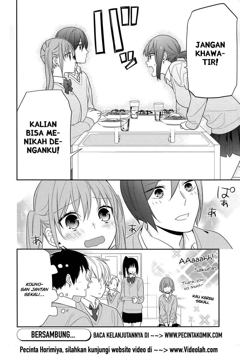 Horimiya Chapter 50 Gambar 18