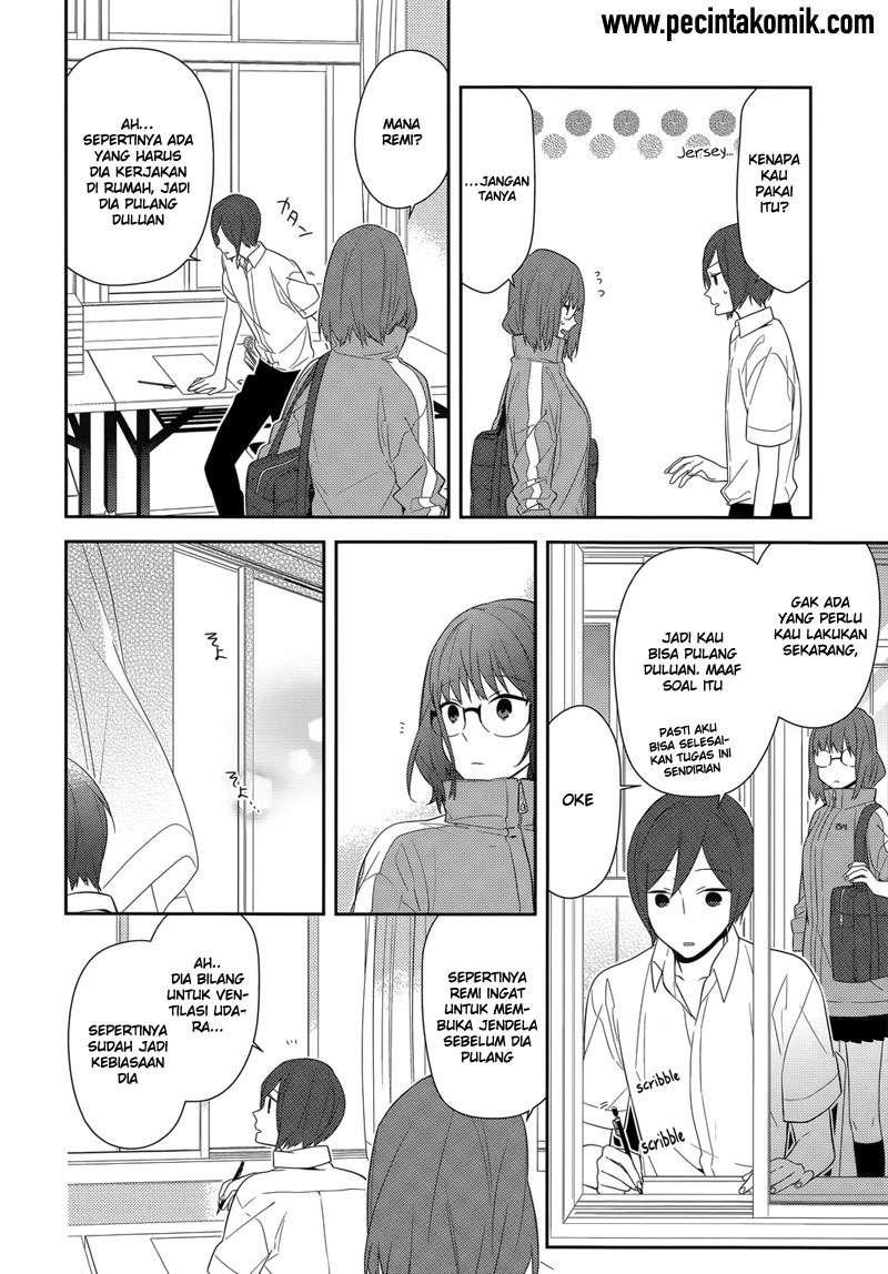 Horimiya Chapter 35 Gambar 14