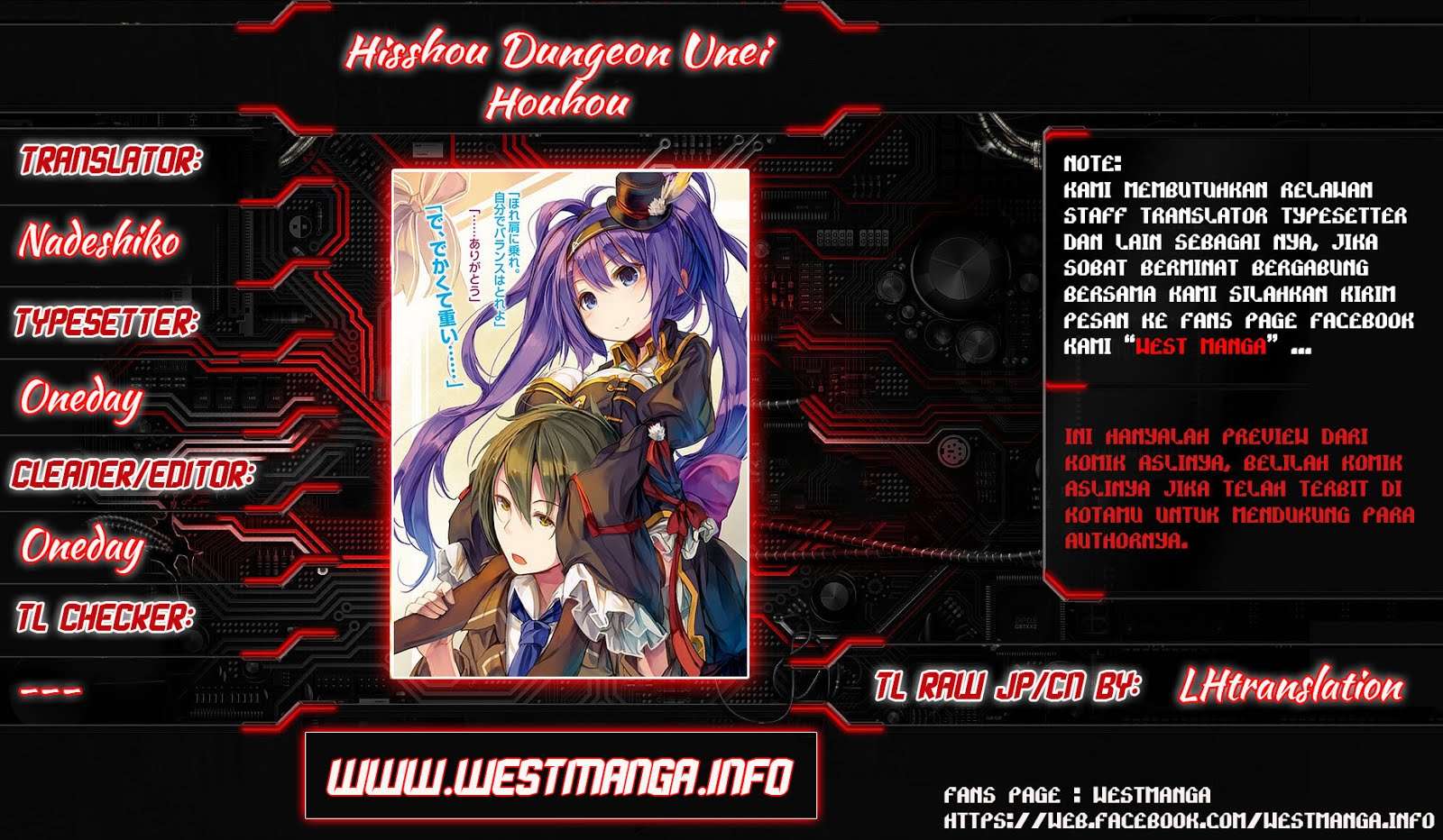 Baca  Hisshou Dungeon Unei Houhou Chapter 7 Gambar 2