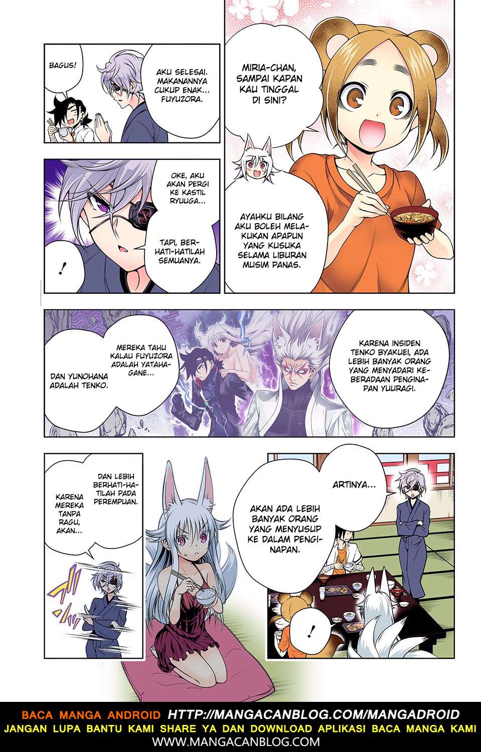 Yuragi-sou no Yuuna-san Chapter 130 Gambar 3