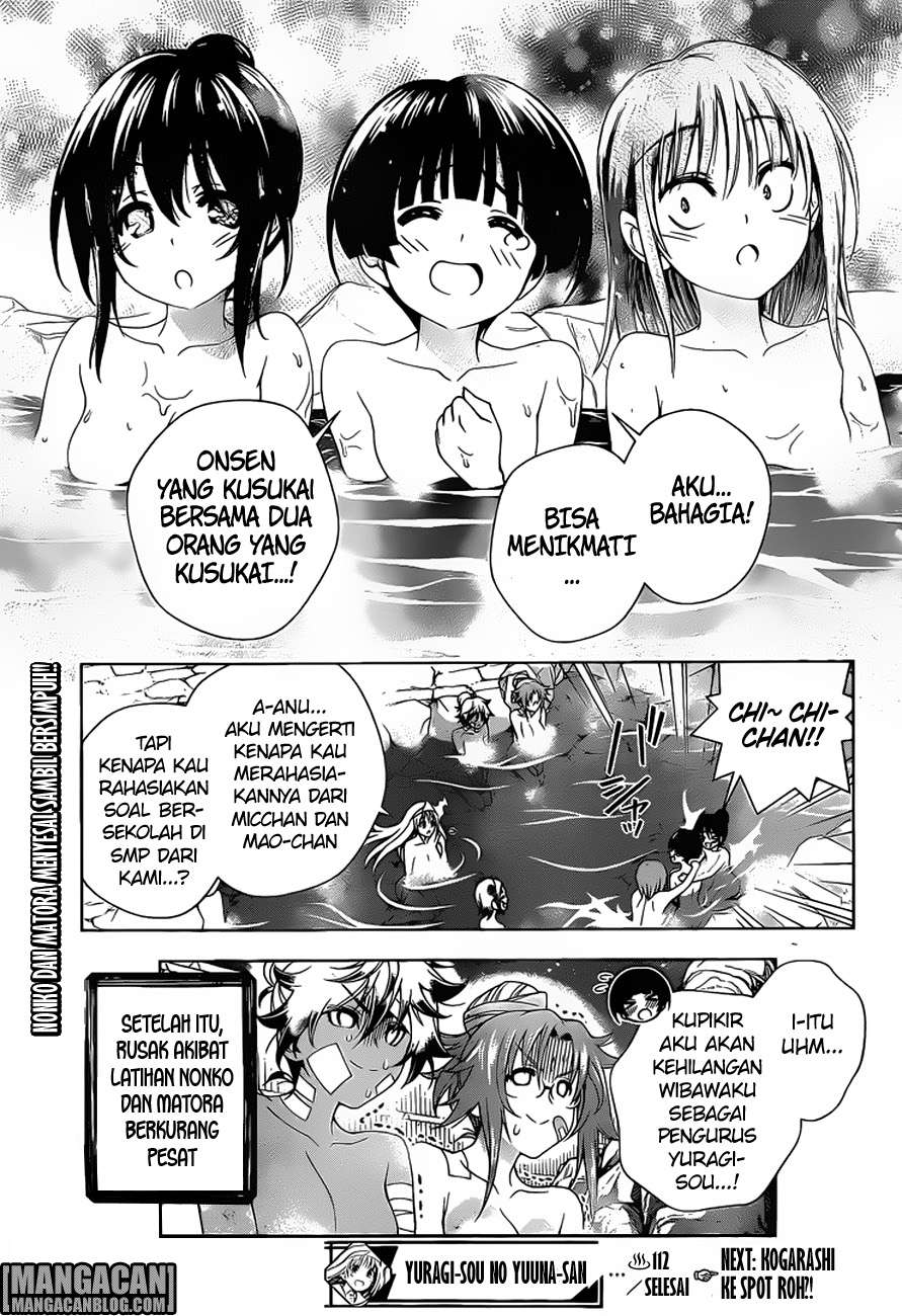 Yuragi-sou no Yuuna-san Chapter 112 Gambar 20