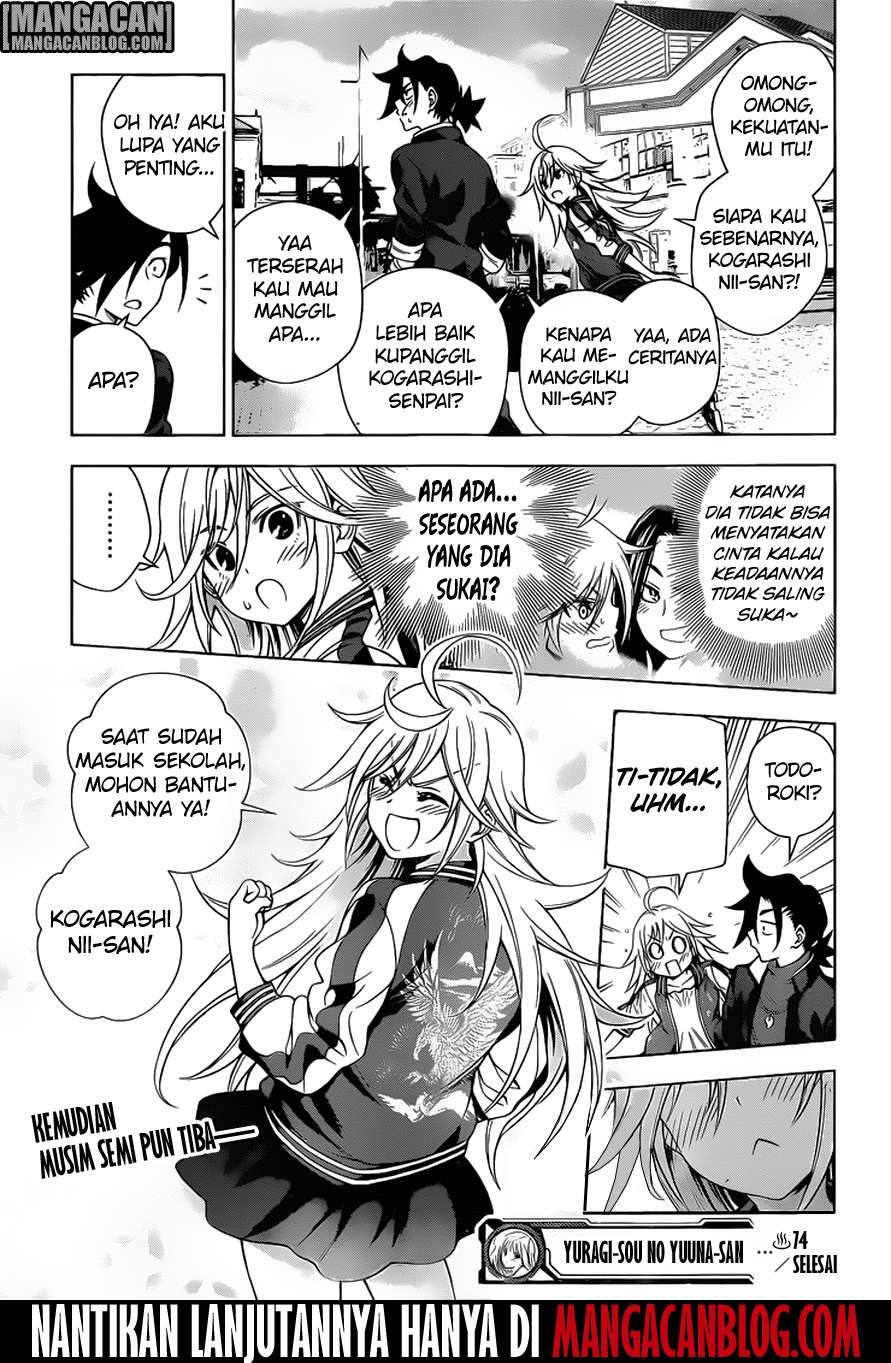 Yuragi-sou no Yuuna-san Chapter 74 Gambar 20