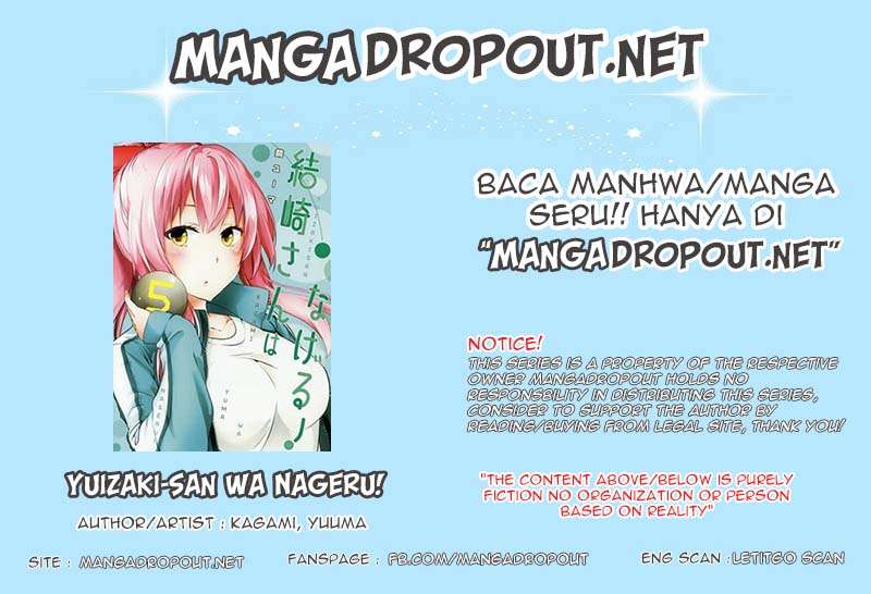 Baca Komik Yuizaki-san wa Nageru! Chapter 27 Gambar 1