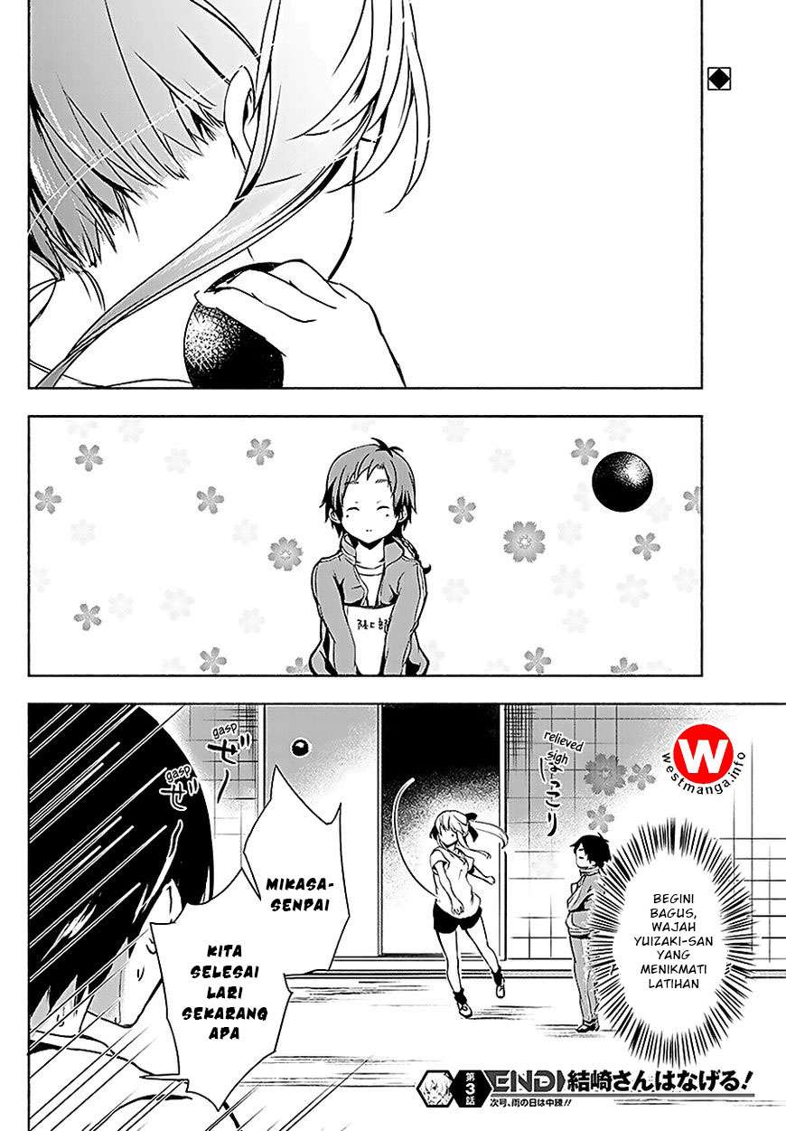 Yuizaki-san wa Nageru! Chapter 3 Gambar 13