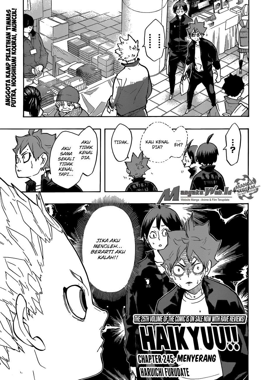 Baca Manga Haikyuu!! Chapter 245 Gambar 2