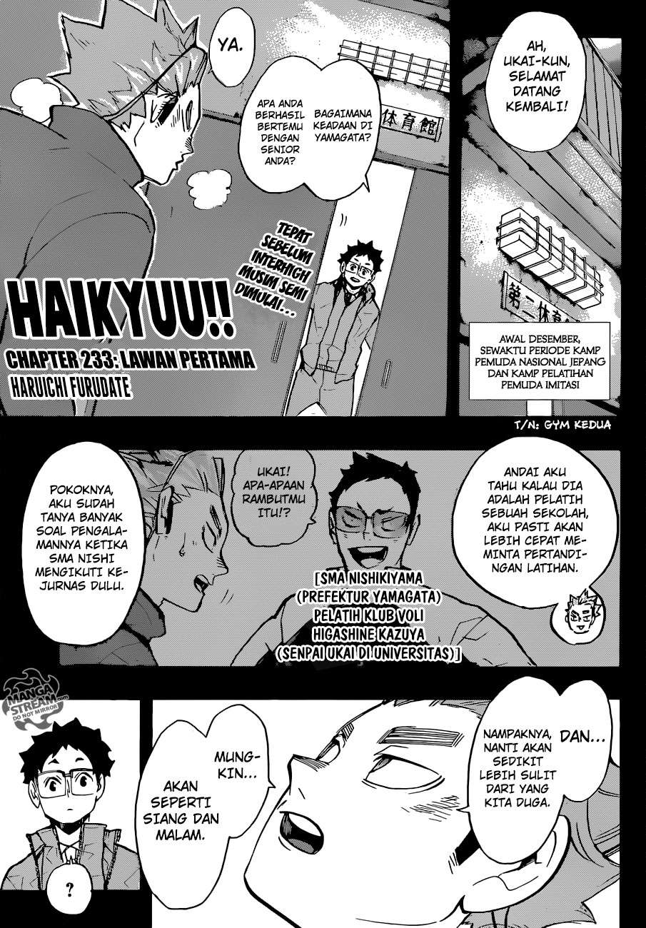 Baca Manga Haikyuu!! Chapter 233 Gambar 2