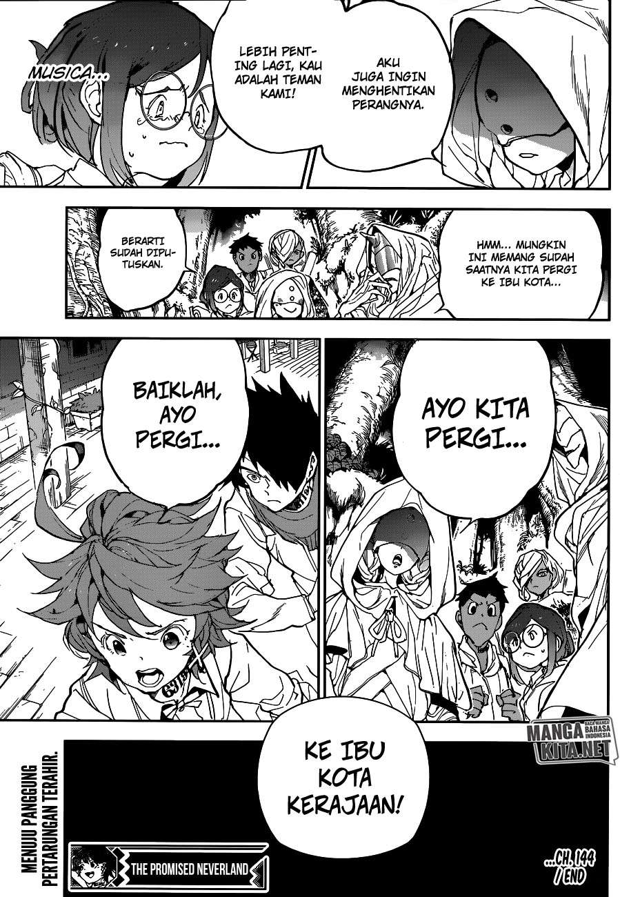 The Promised Neverland Chapter 144 Gambar 20