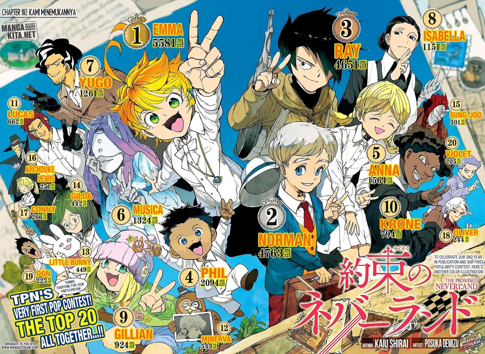 The Promised Neverland Chapter 102 Gambar 4