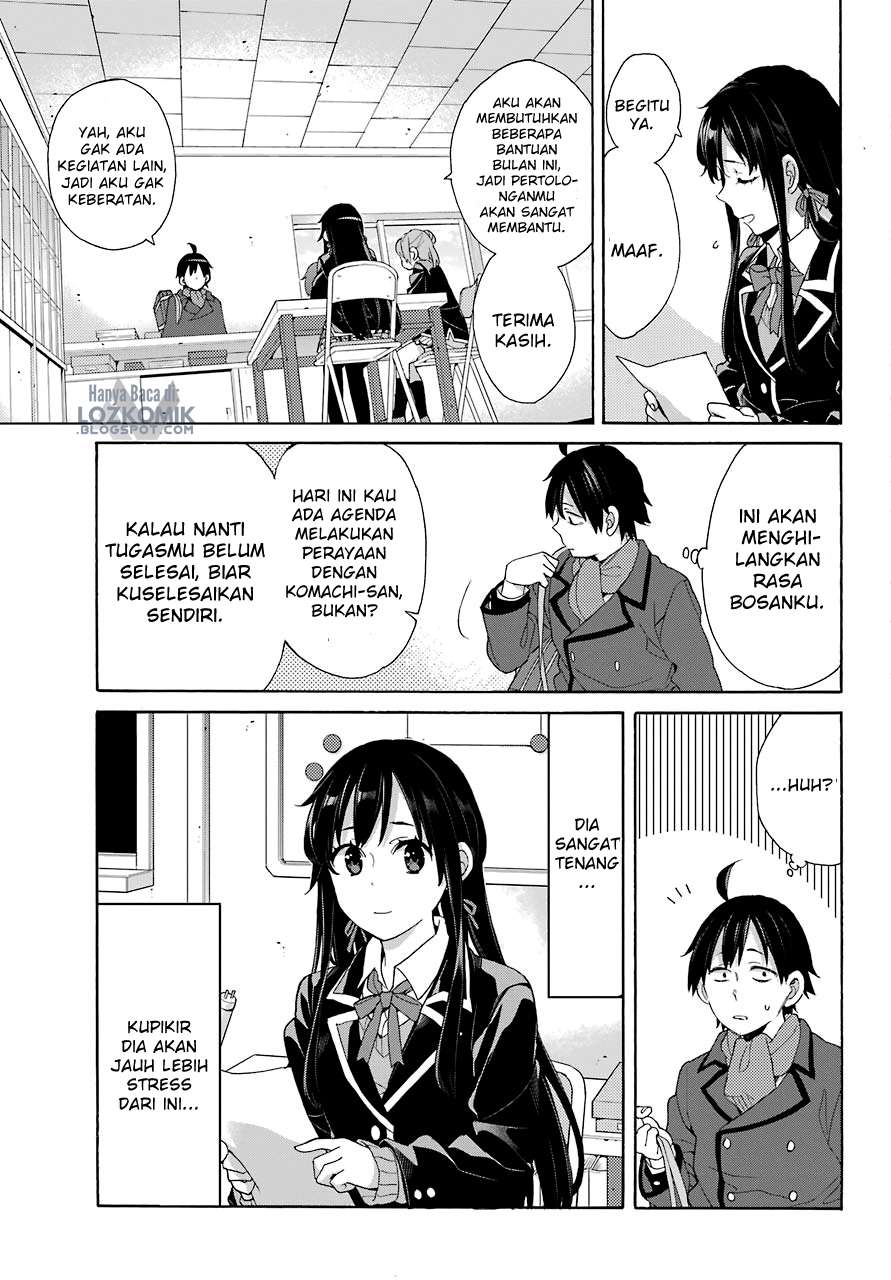 Yahari Ore no Seishun Love Comedy wa Machigatteiru.: Monologue Chapter 68 Gambar 25