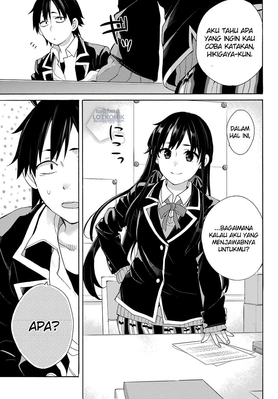 Yahari Ore no Seishun Love Comedy wa Machigatteiru.: Monologue Chapter 68 Gambar 37
