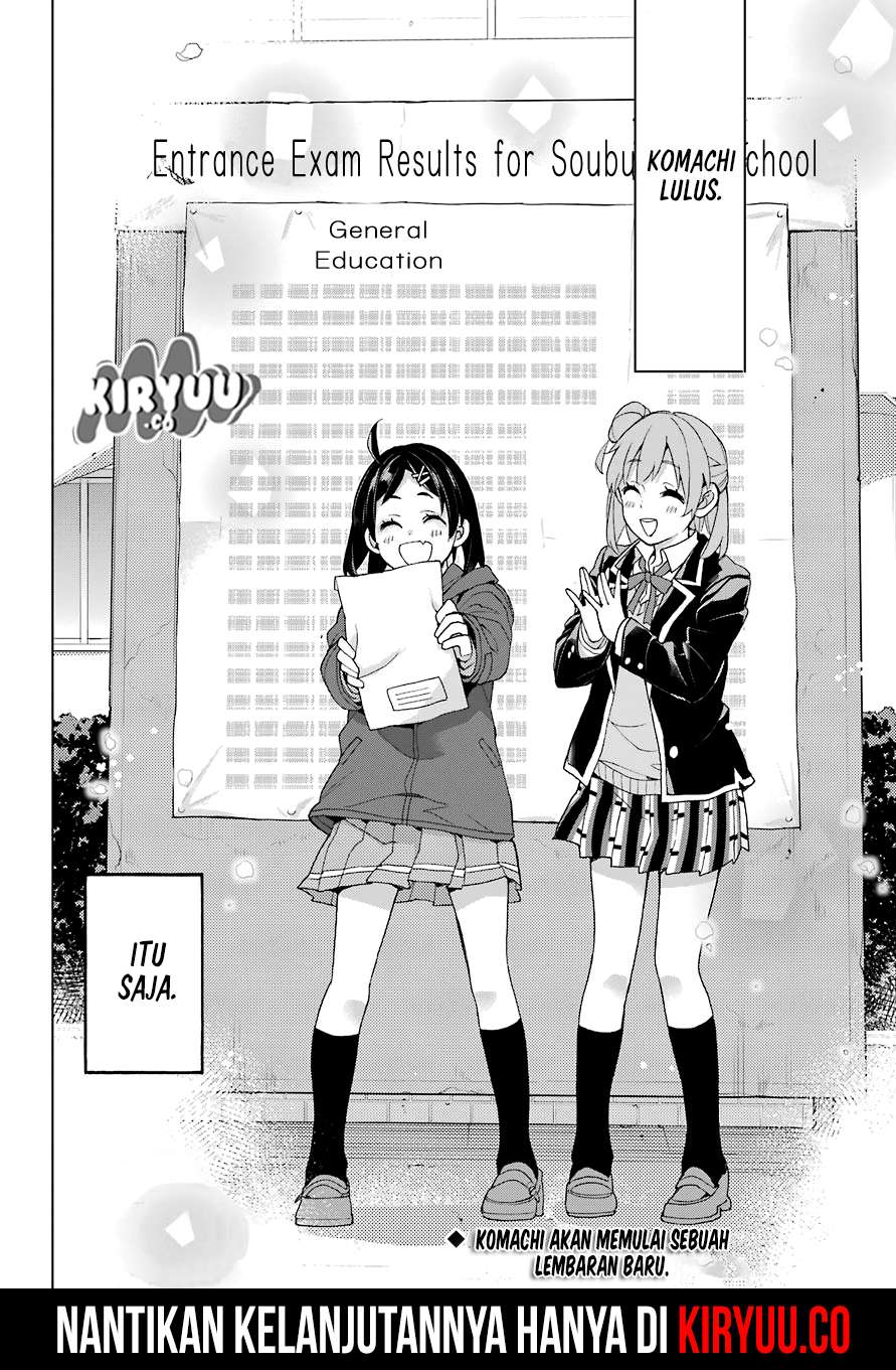 Yahari Ore no Seishun Love Comedy wa Machigatteiru.: Monologue Chapter 67 Gambar 35