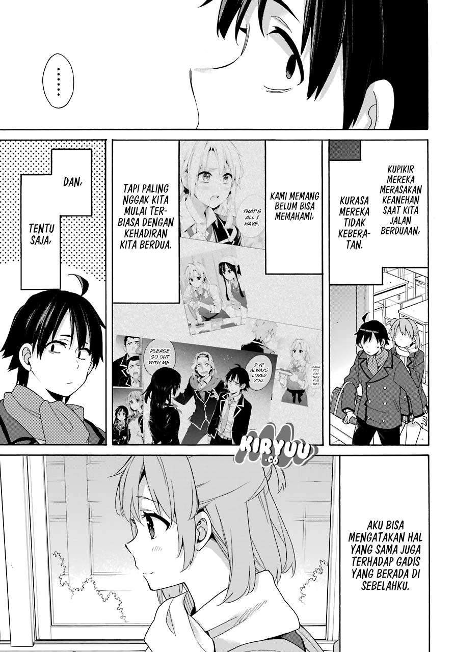 Yahari Ore no Seishun Love Comedy wa Machigatteiru.: Monologue Chapter 64 Gambar 15