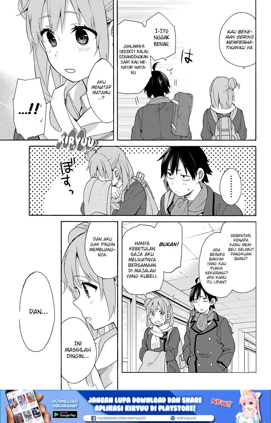 Yahari Ore no Seishun Love Comedy wa Machigatteiru.: Monologue Chapter 64 Gambar 18