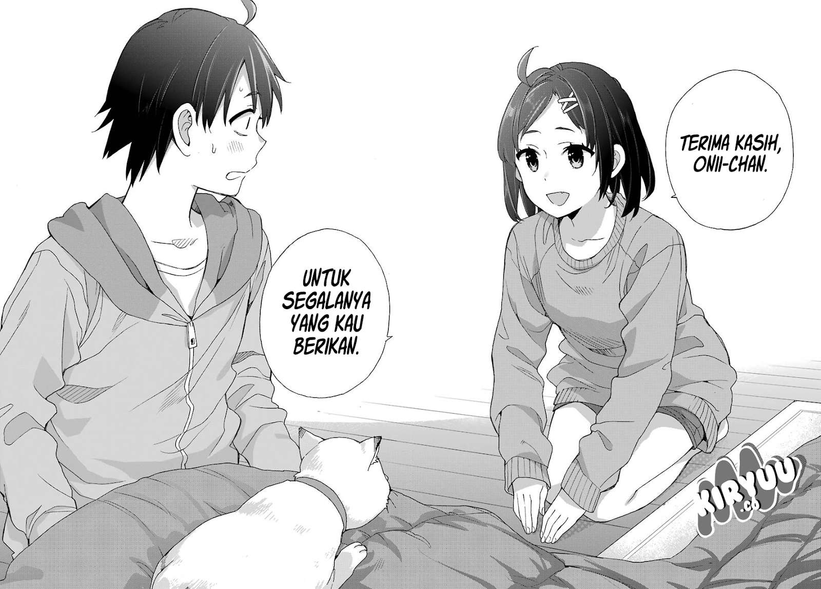 Yahari Ore no Seishun Love Comedy wa Machigatteiru.: Monologue Chapter 63 Gambar 31