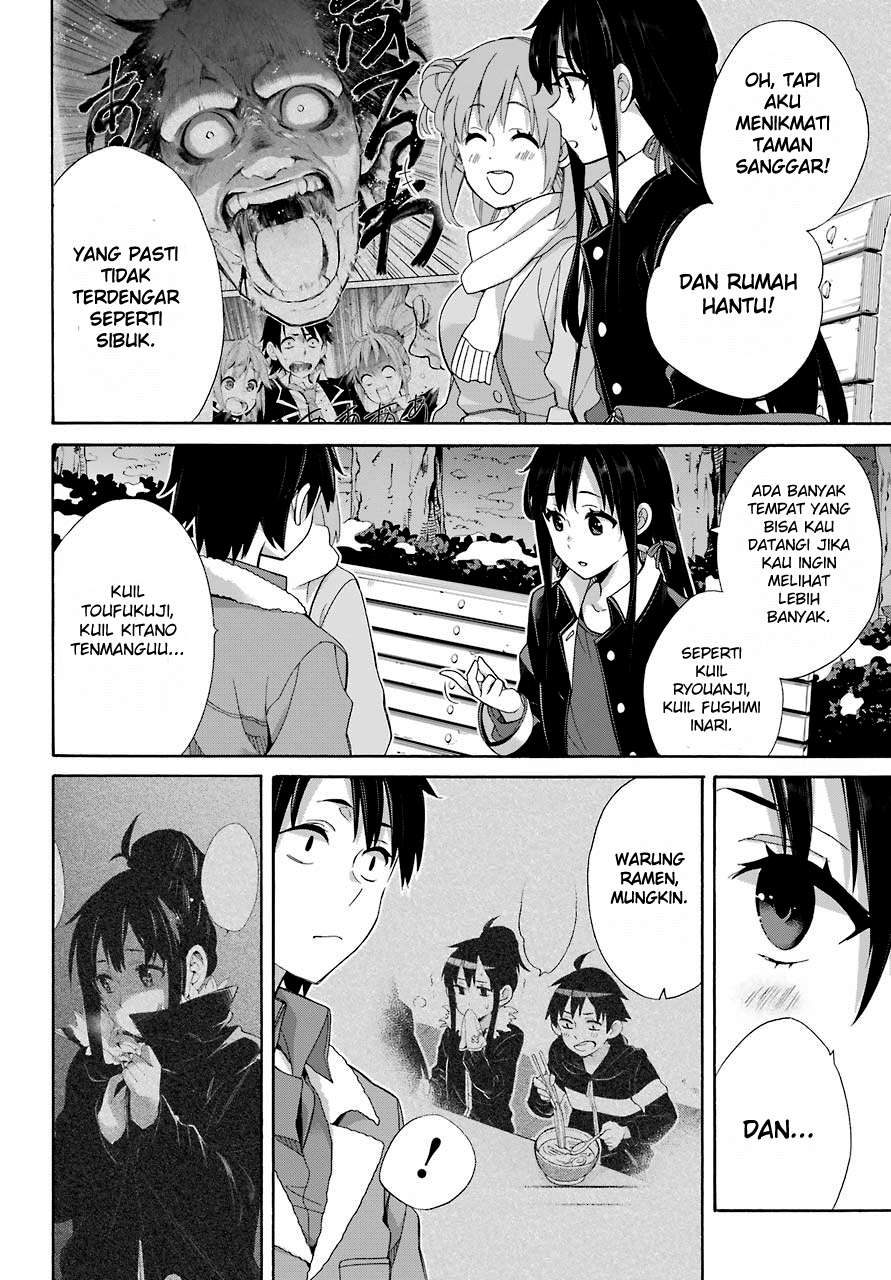 Yahari Ore no Seishun Love Comedy wa Machigatteiru.: Monologue Chapter 60 Gambar 14
