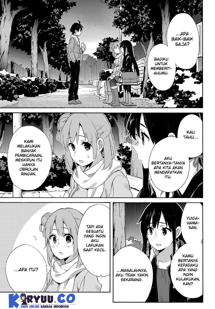 Yahari Ore no Seishun Love Comedy wa Machigatteiru.: Monologue Chapter 60 Gambar 27