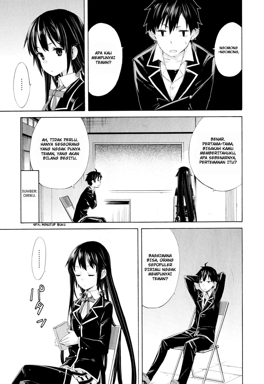 Yahari Ore no Seishun Love Comedy wa Machigatteiru.: Monologue Chapter 2 Gambar 8