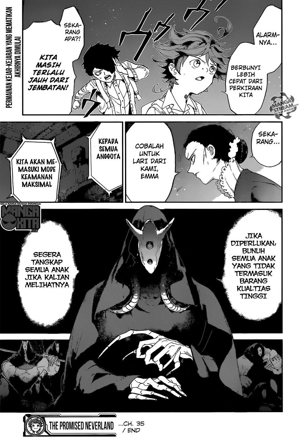 The Promised Neverland Chapter 35 Gambar 20