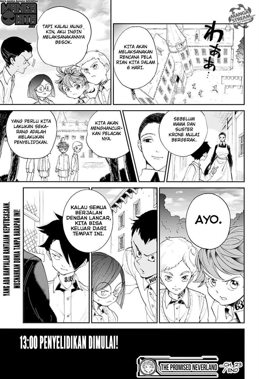 The Promised Neverland Chapter 23 Gambar 22