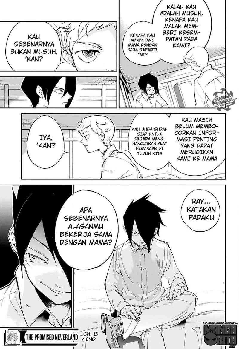 The Promised Neverland Chapter 13 Gambar 20