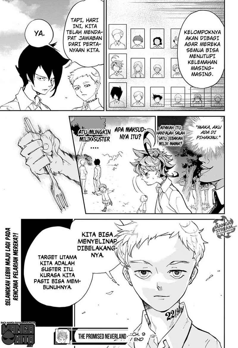 The Promised Neverland Chapter 9 Gambar 20